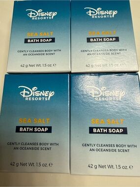Disney Sea Salt Bath Soap -4pack